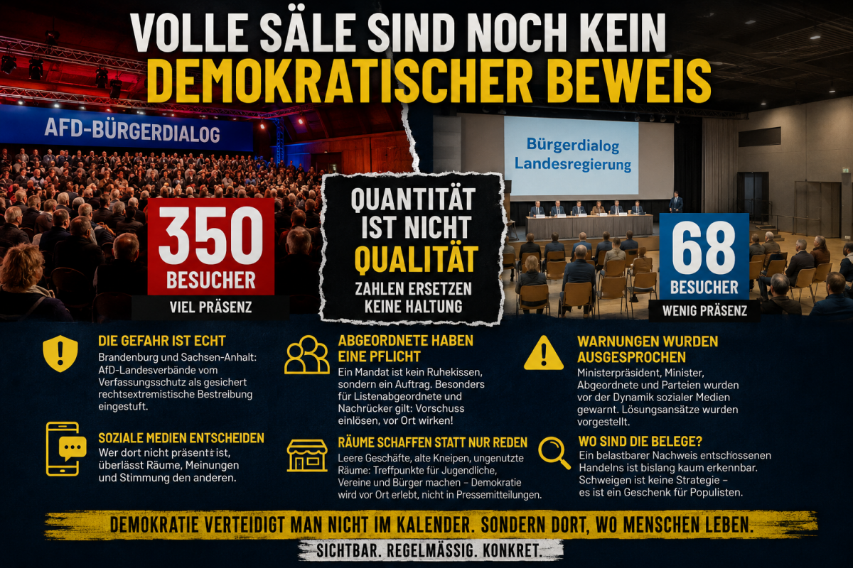 60:350 – Volle Säle sind noch kein (anti)demokratischer Beweis